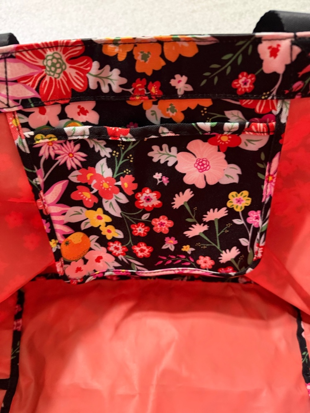 Vera Bradley Tote in Tangerine Twist - Picture 5 of 7